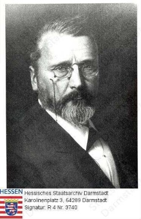 Lepsius, Richard Prof. Dr. (1851-1915) / Porträt, Brustbild