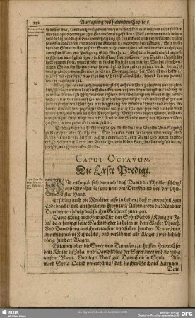 Caput Octavum