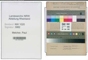 Entnazifizierung Paul Melcher , geb. 04.02.1887 (Fabrikant)