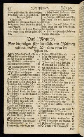 86-86a, Das I. Register