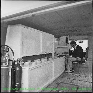 Messwagen des Laboratoriums für Aerosolphysik und Filtertechnik II (LAF II)