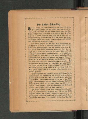 Der kleine Däumling.