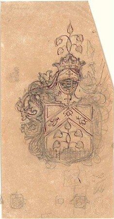 Gärtner, Friedrich von; Gärtnerhaus - Wappen (Ansicht)