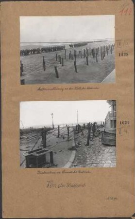 Drahtverhau am Strande bei Westende
