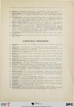 Sonstige Keramik (Nr. 259-315)