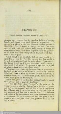 Chapter XXI. Bread, Cakes, Biscuits, Rolls, and Muffins