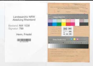 Entnazifizierung Friedel Henn , geb. 20.01.1921 (Leihbuchhaendlerin)