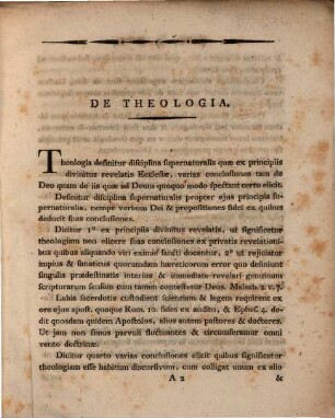 Positiones selectae ex universa theologia