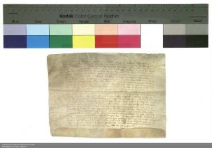 Revers Heinrichs von Gelnhausen bezüglich seiner Verpflichtung als Burgmann auf der Burg Lauterbach durch Heinrich [von Kranlucken], Abt von Fulda
