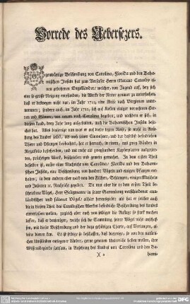 Vorrede des Übersezers