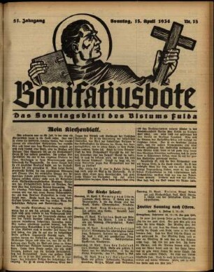 Ausgabe vom Sonntag, den 15. April 1934.