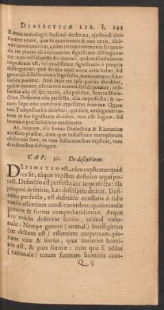 Cap. 30. De definitione.