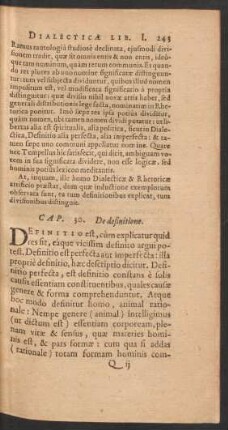 Cap. 30. De definitione.