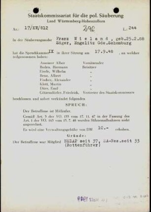 Wieland, Franz