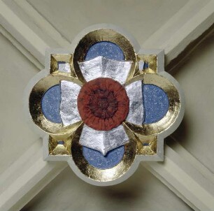 Schlußstein mit Wappen
