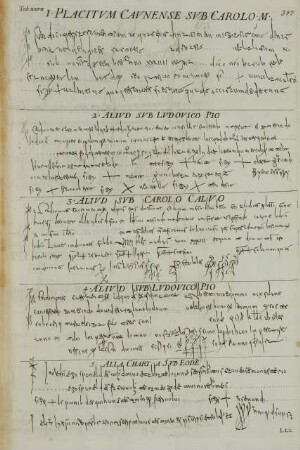 Tab. XXVII. Placitum Caunense sub Carolo M.