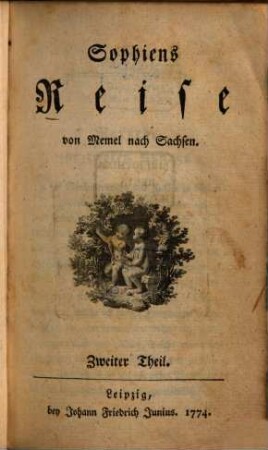 Sophiens Reise von Memel nach Sachsen, 2