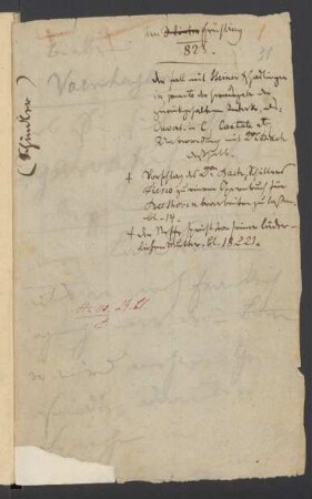 Konversationsheft 20 (zweite Januarhälfte 1823)