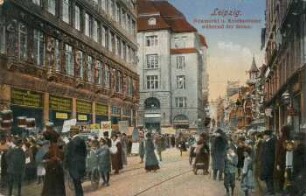 Leipzig: Neumarkt u. Reichsstrasse während der Messe