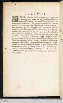 Lectori