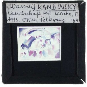 Kandinsky, Landschaft mit Kirche