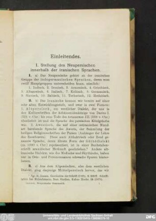 Einleitendes.