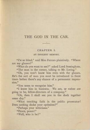 The god in the car