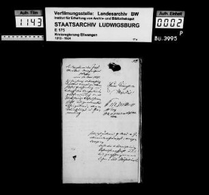 Lehensachen, OA Mergentheim