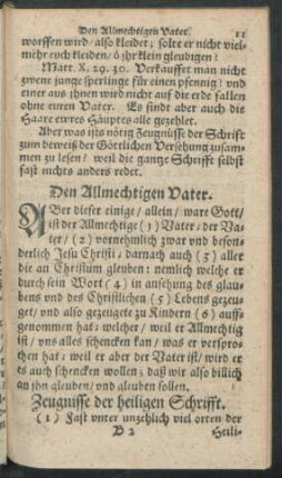 Den Allmechtigen Vater.