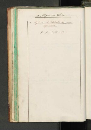 2. Systeme und Lehrbücher der reinen Geometrie.