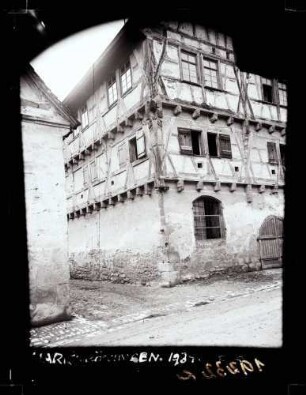 Rathaus, Rückseite, Foto: Schuster 1934