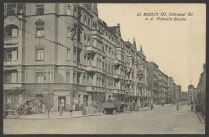 Ansichtskarte Vor der Hobrechtbrücke, Grünauer Straße [2/2]
