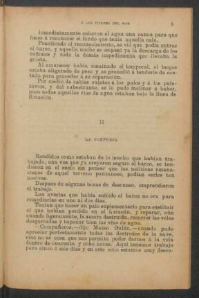 II - La sorpresa