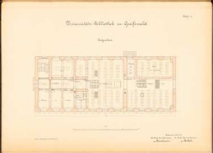 Universität Greifswald Bibliothek: Grundriss EG