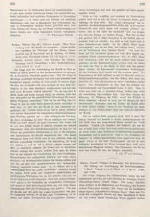 370-372 [Rezension] Külpe, Oswald, Die Realisierung. I. Band