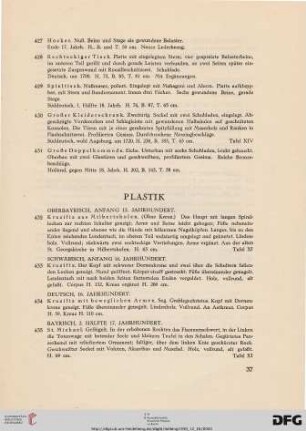 Plastik (Nr. 432-442)