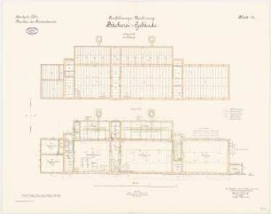 Proviantamt, Köln Bäckereigebäude: Grundriss EG, EG mit Entlüftung 1:100