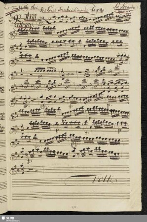 392. Aria: Fra Corni Trombe e Timpani / Gazzaniga, G.