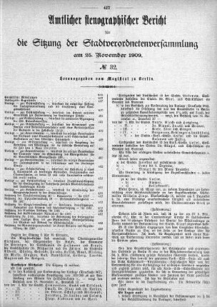 No. 32, 25.11.1909