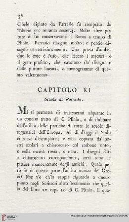Capitolo XI: Scuola di Parrasio