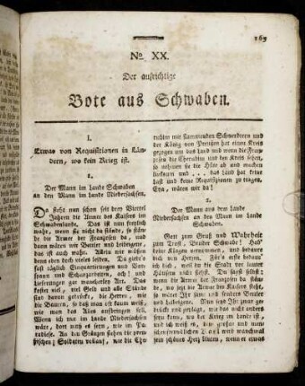 No. XX. [Den 22ten November 1799.]
