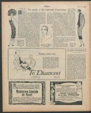 La moda y los adornos femeninos
