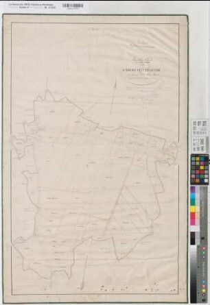 Nottuln (Nottuln), Teilung der Struckforter Mark, Brouillonkarte