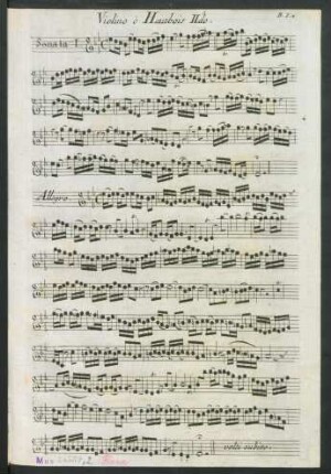 Violino o Hautbois II.do