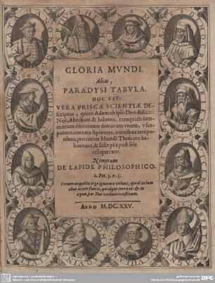 Gloria Mundi, Alias, Paradysi Tabula.