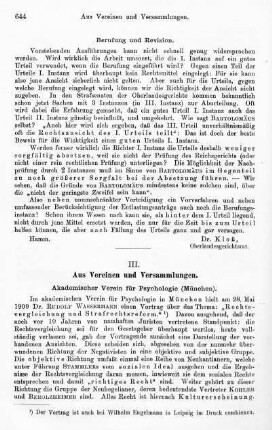 644-646, Akademischer Verein für Psychologie (München)
