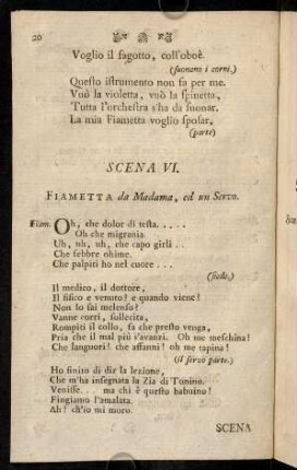 20-31, Scena VI. / Sechster Auftritt. - Scena VIII. / Achter Auftritt