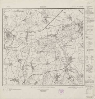 5570 (alte Nr.: 3248) Neisse, Meßtischblatt (4cm - Karte)