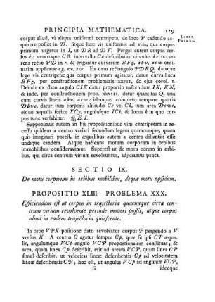 Sectio IX. De motu corporum in orbibus mobilibus, deque motu apsidum.