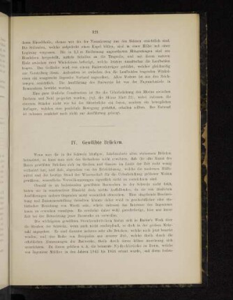 IV. Gewölbte Brücken.
